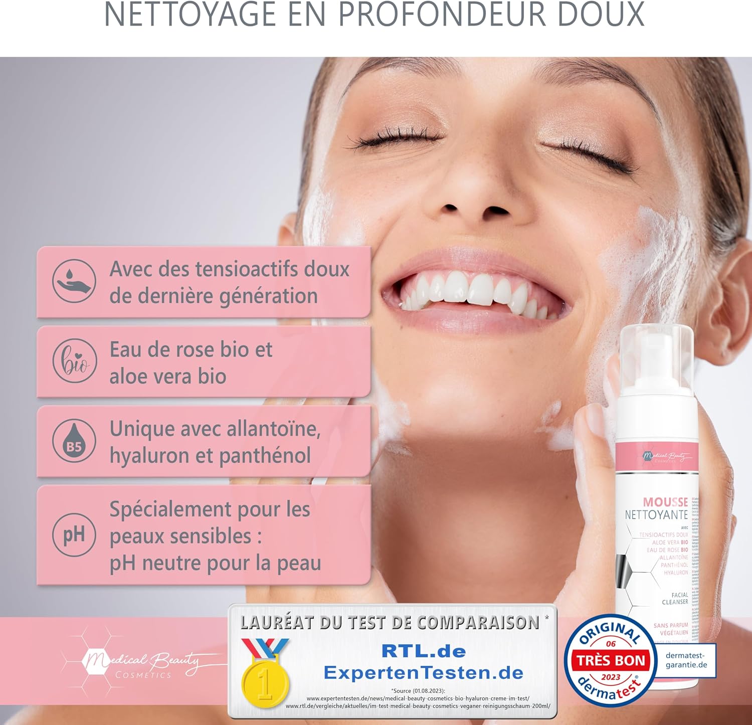 Detalle 2 de Mousse Nettoyante 200 ml