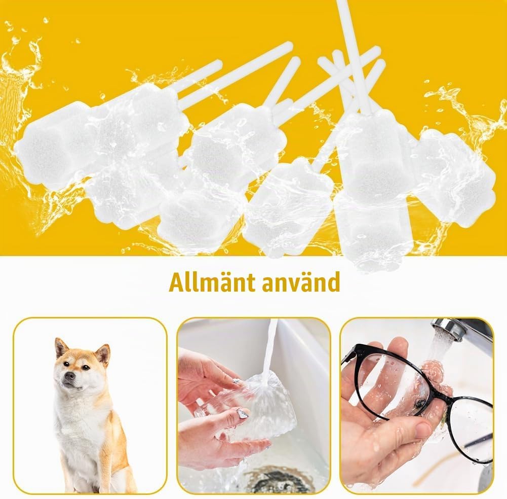 Detalle 2 de ACWOO engångsmunsvampar för munvård, 100-pack med latexfri svamp