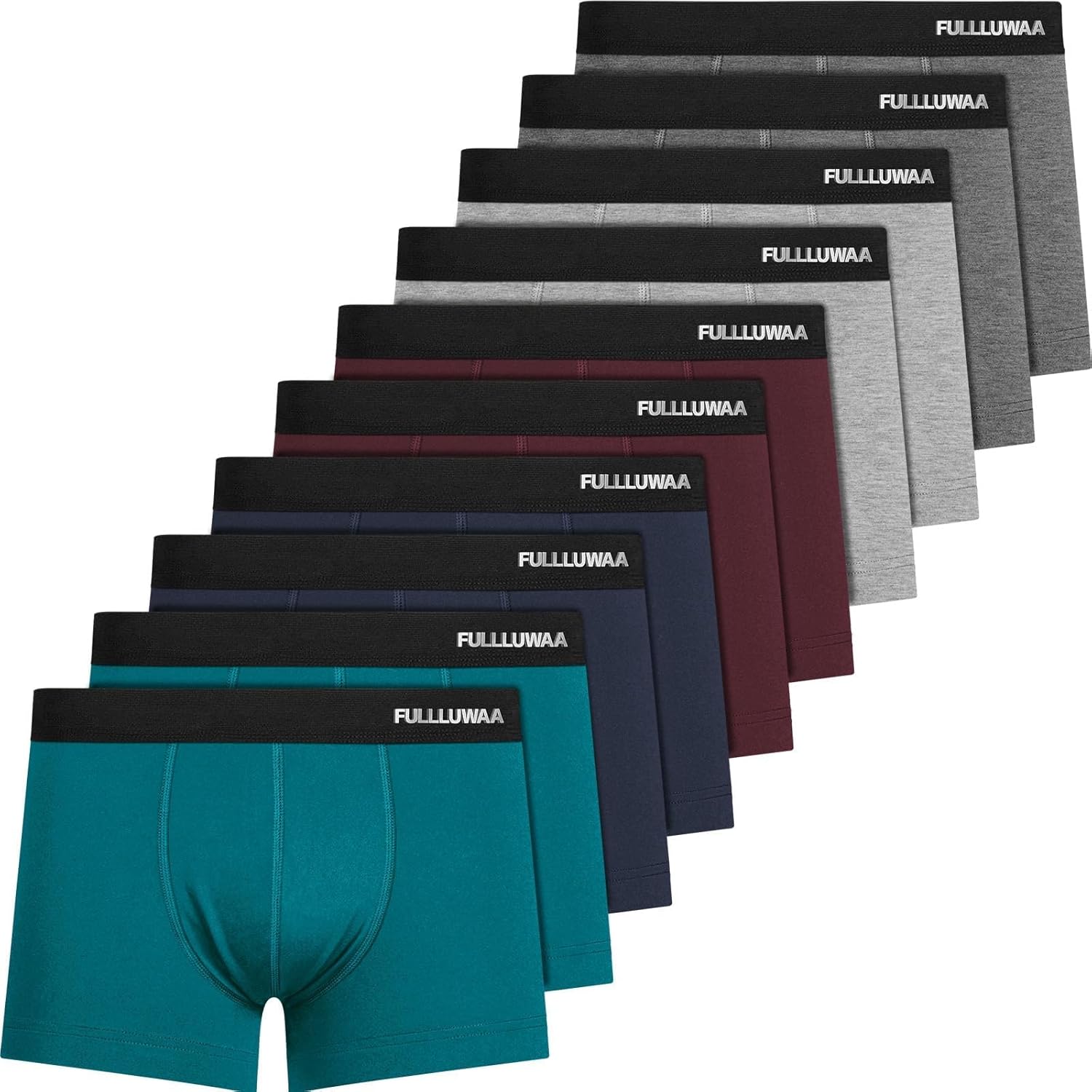 Detalle de Fullluwaa Boxershorts Herren 10er Pack Atmungsaktiv