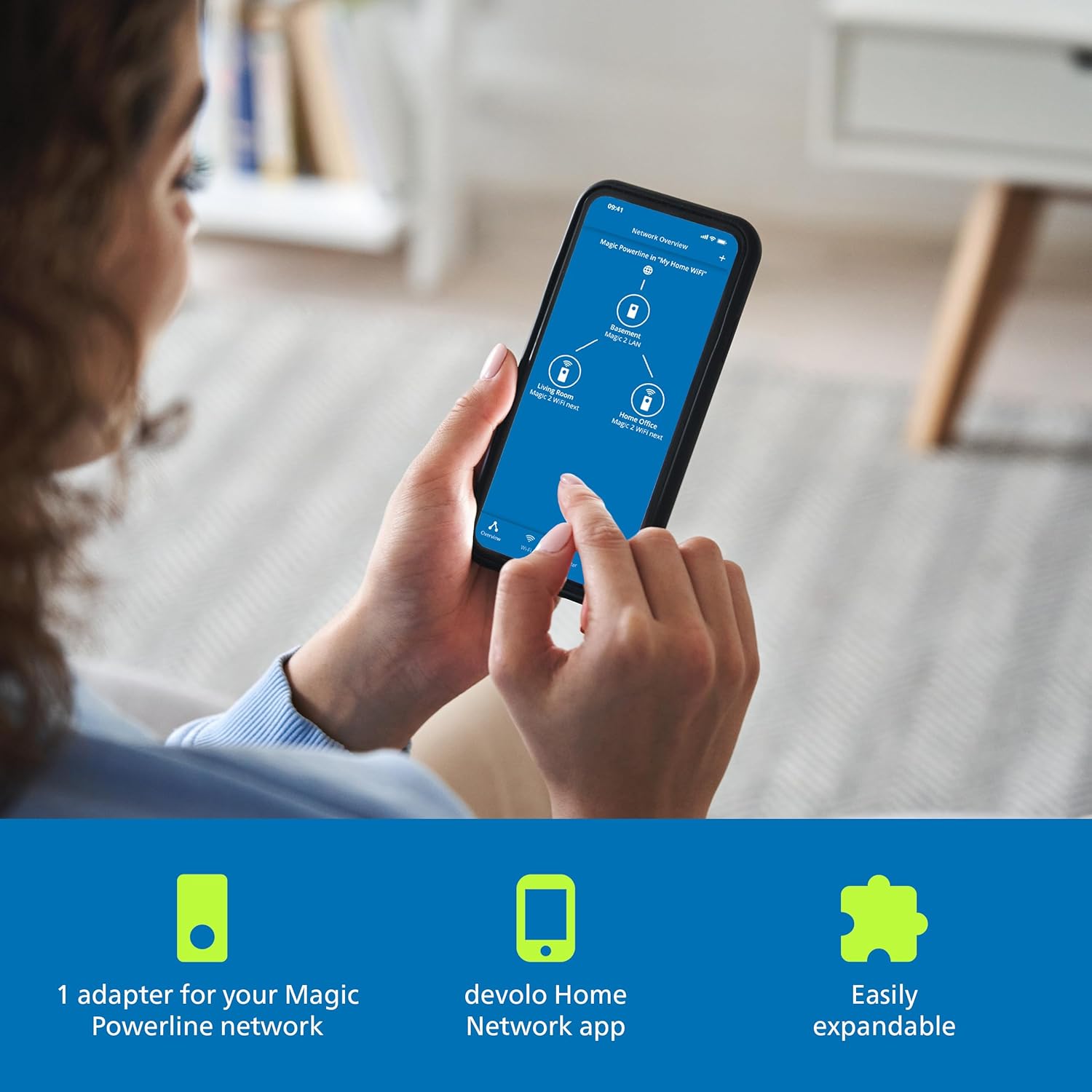 Thumbnail 2 de devolo Magic 2–2400 Mesh Wi-Fi 5 Next add-on adapter for Magic Powerline networks