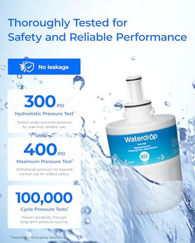 Detalle de Waterdrop Fridge Water Filter Replacement for Samsung DA29-00003G (2-Pack)