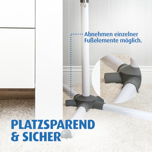Detalle de Reer EasyHeat Flex Wickeltisch-Wärmestrahler 500 W – Standgerät, Weiß