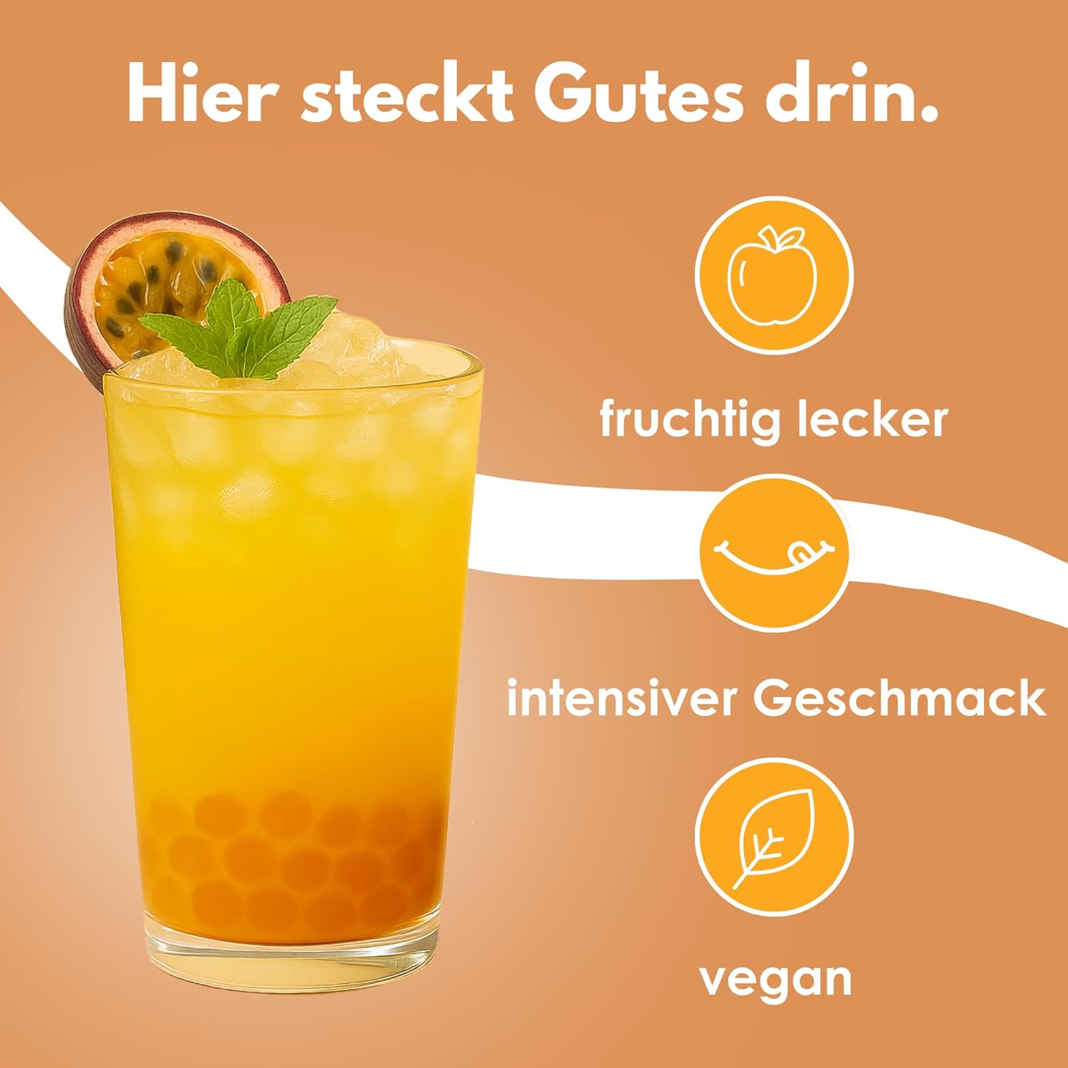Thumbnail 4 de ONHA Bubble Tea Sirup im 3er Pack (Maracuja, Mango & Exotic Mix) – fruchtige Sirup-Varianten für Getränke