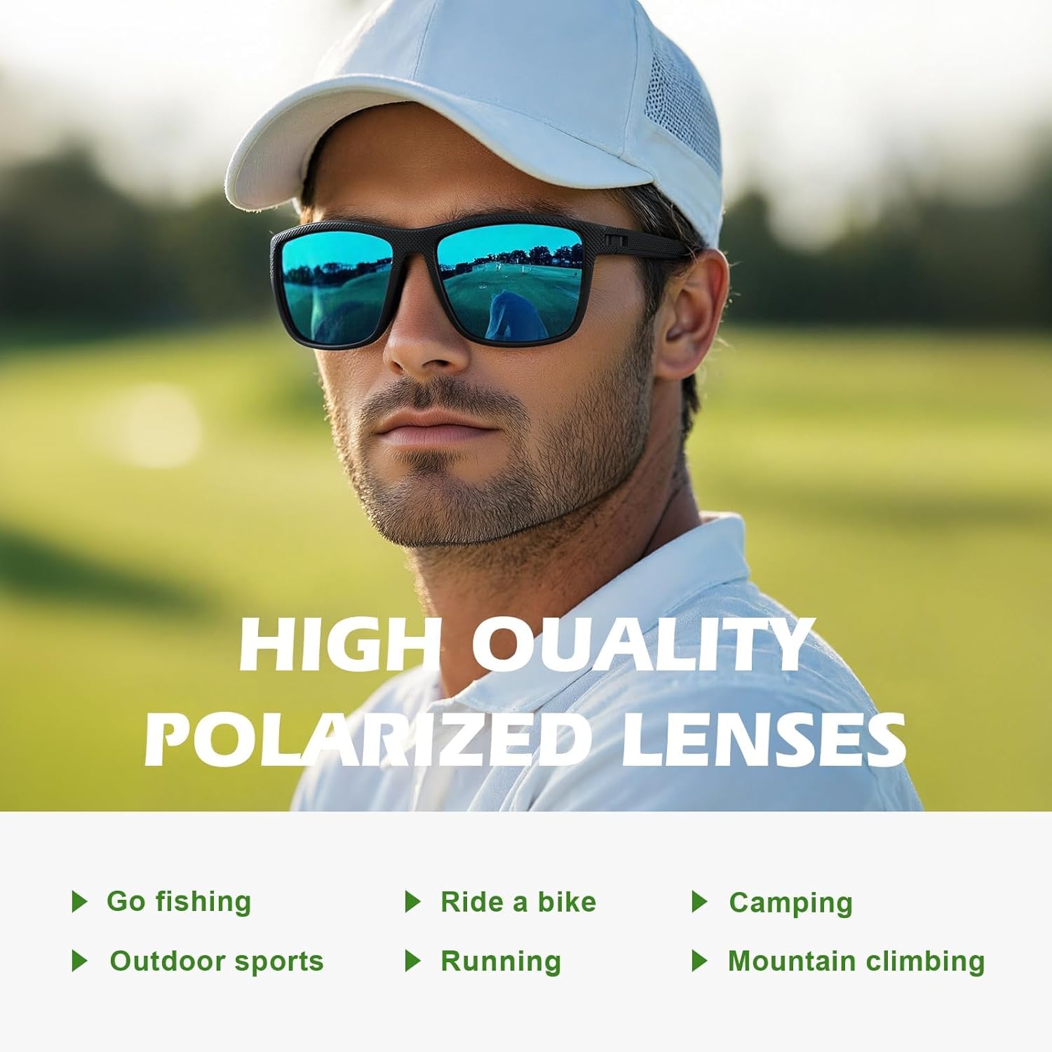 Detalle de Fanshen Polarized Sports Sunglasses 🕶