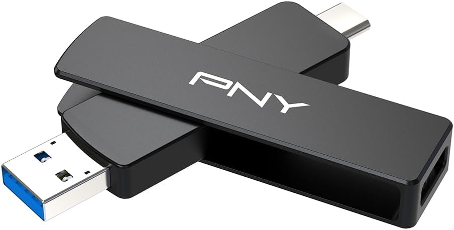 Thumbnail 1 de PNY 1TB Duo Link V3 USB 3.2 Gen 2 OTG-Stick mit USB-C & USB-A (Datenübertragung bis zu 1.000/800 MB/s)