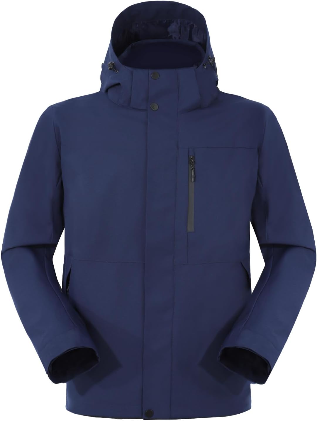 Detalle de Ynport Crefreak Vestes Imperméable Légère pour Homme – Manteau de pluie outdoor, coupe-vent pour randonnée et trekking