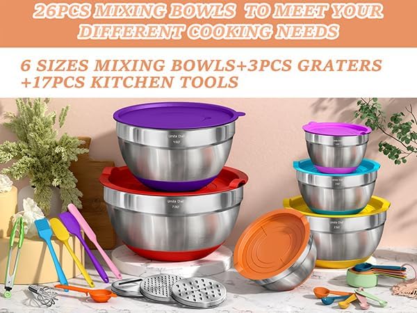 Detalle de Umite Chef Mixing Bowls 7 qt 🍽