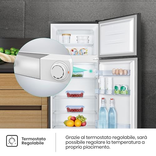 Thumbnail 7 de Hisense MTM55205EB Frigorifero Doppia Porta – 206 L, Nero, Illuminazione LED, Porte reversibili