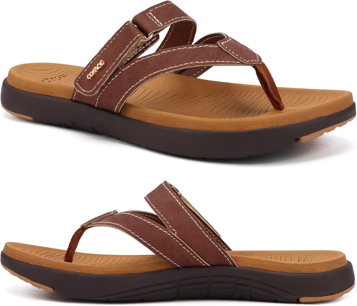 Detalle de COFACE Orthotic Flip Flops with Arch Support
