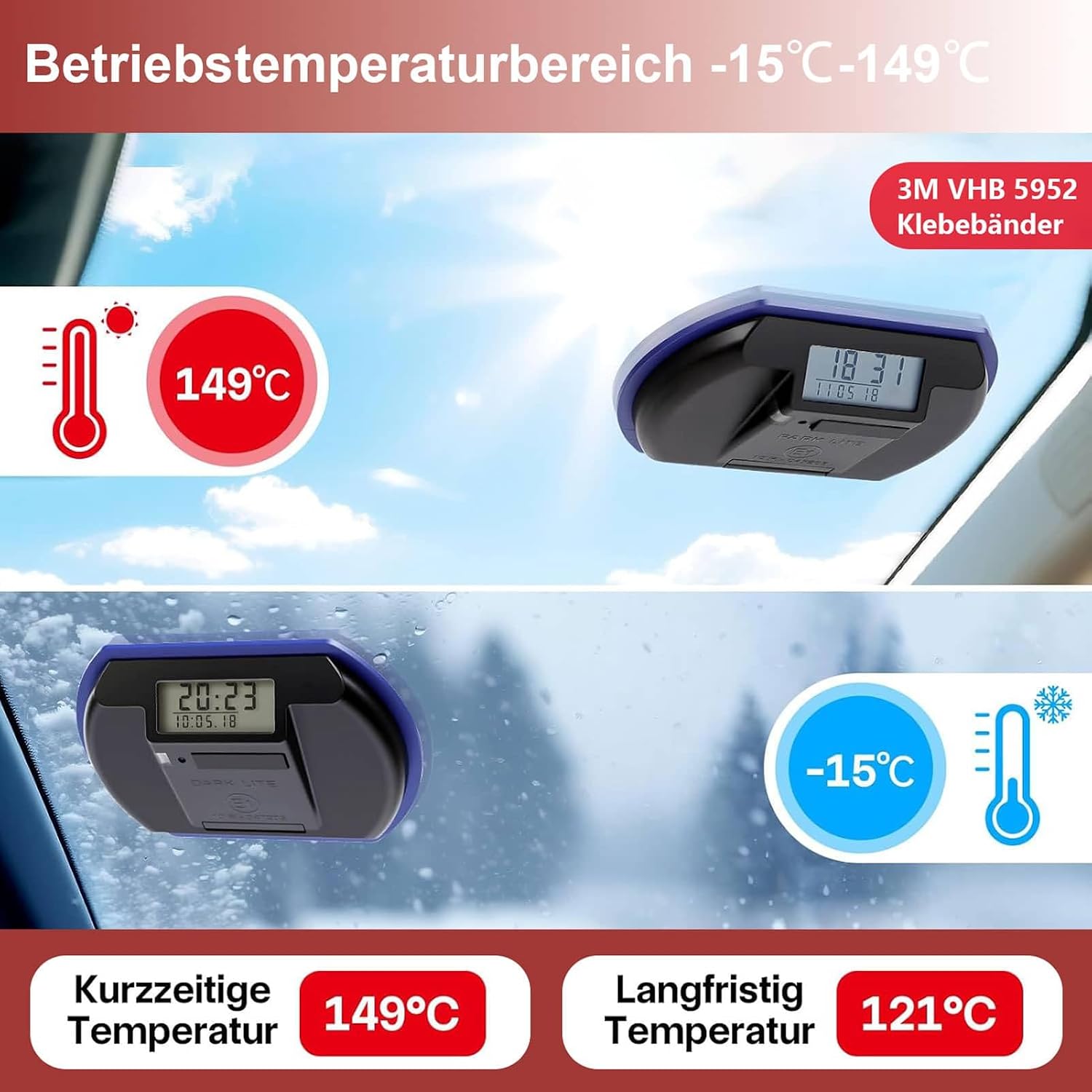 Detalle de 12er Magnetische Ersatz-Klebepads für Needit Park Scheiben – rückstandsfrei, 1,6 mm, Nachfüllpackung