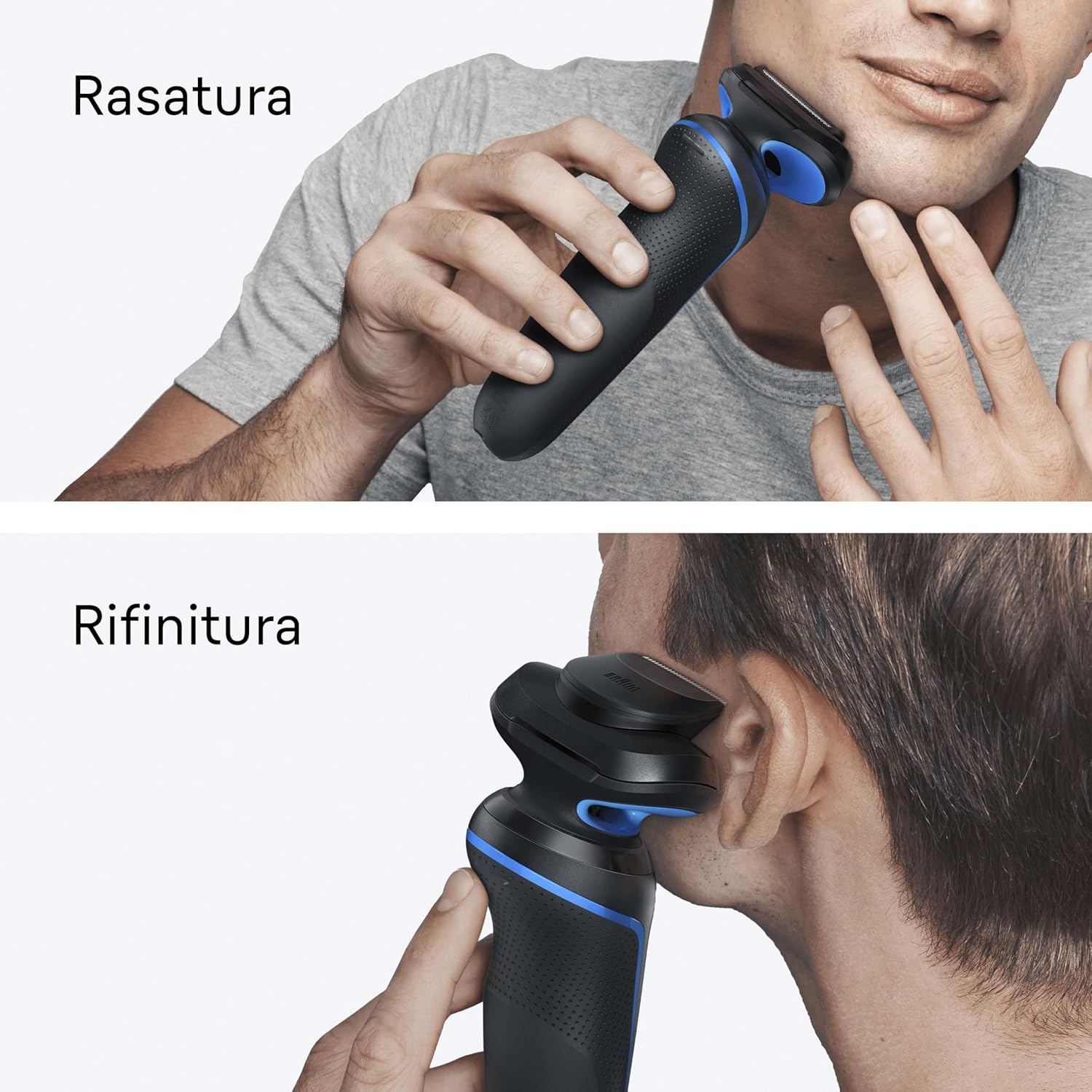 Thumbnail 4 de Braun Series 5 Rasoio Blu 52‑B1200SI