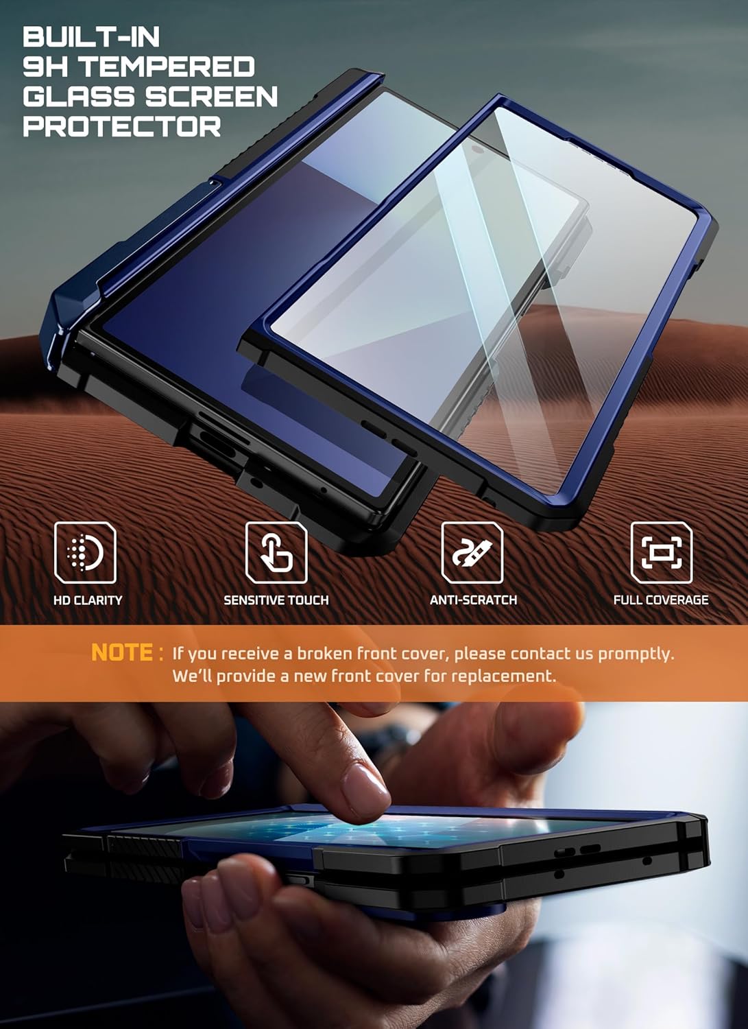 Thumbnail 4 de SUPCASE Samsung Galaxy Z Fold 7 Rugged Case with Kickstand