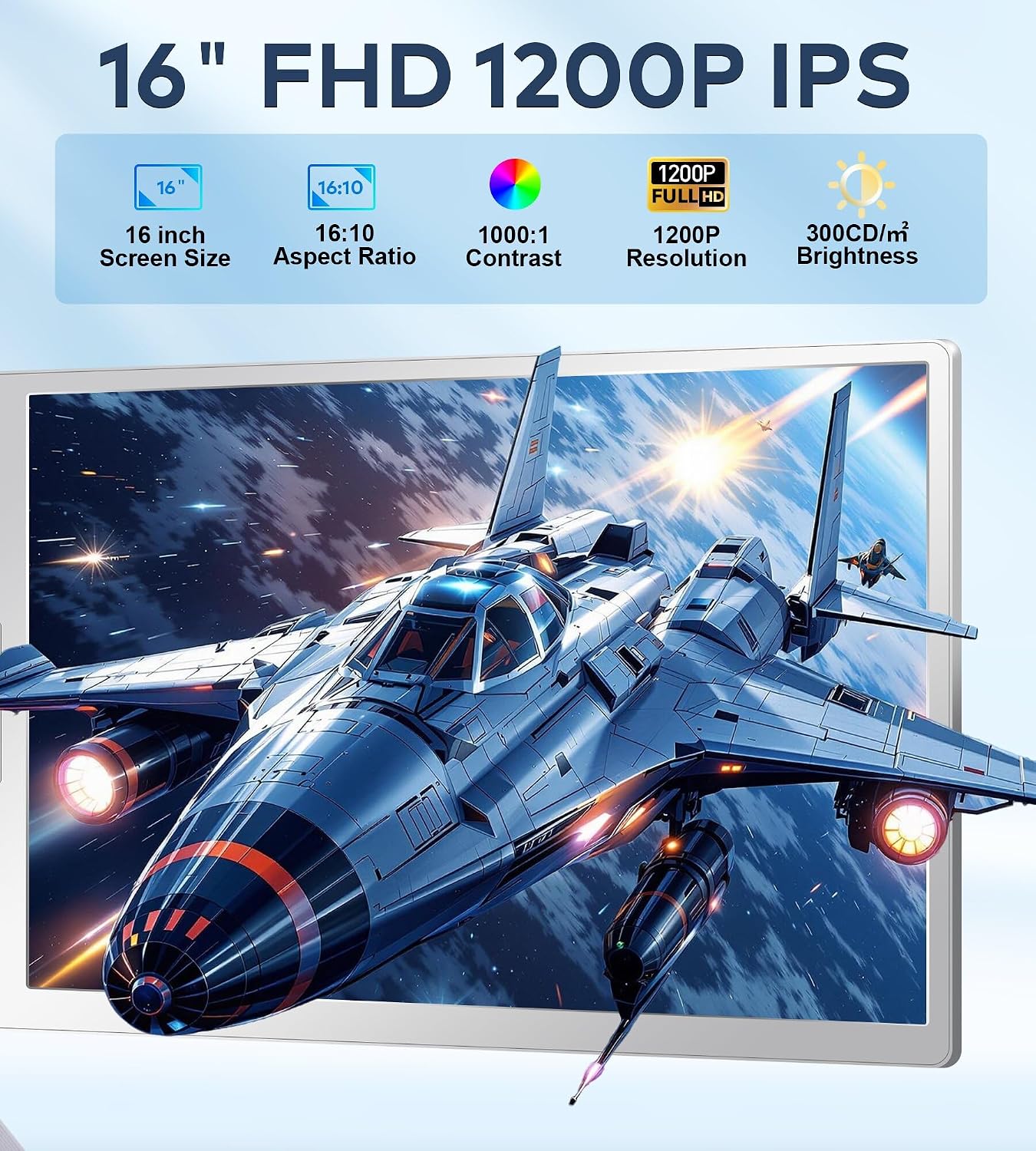 Thumbnail 1 de FOPO 16" Laptop Screen Extender 1200P