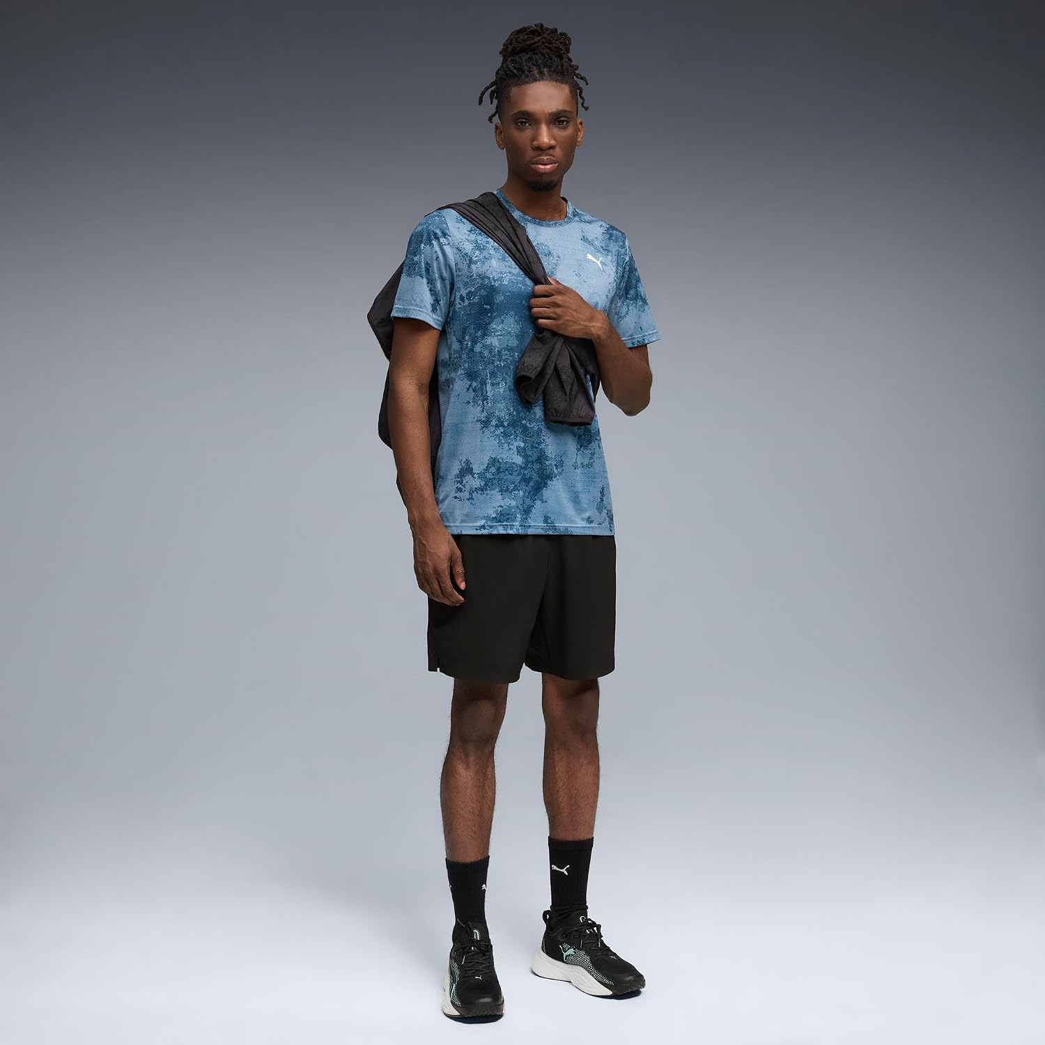Detalle 2 de PUMA Unisex gewebte Shorts M TAD Foundations mit Reißverschlusstaschen (7")