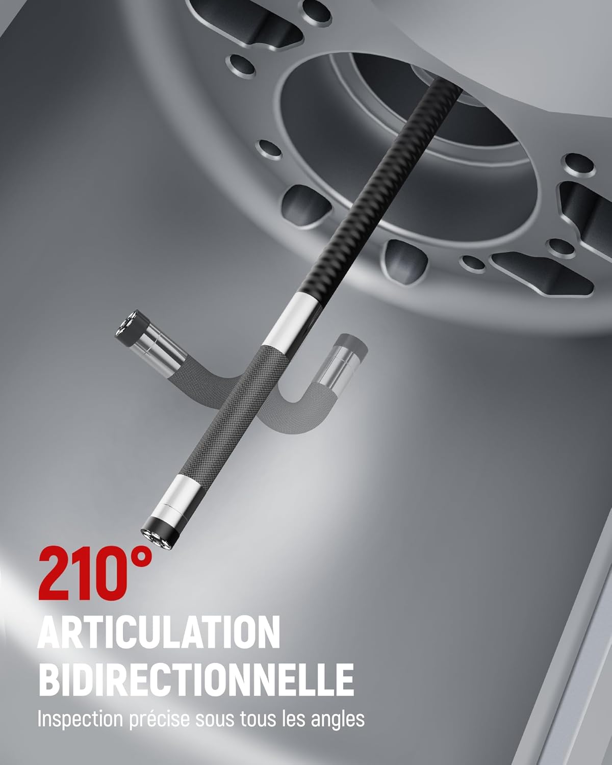 Thumbnail 1 de KAIWEETS Endoskopkamera 6,5 mm 📷