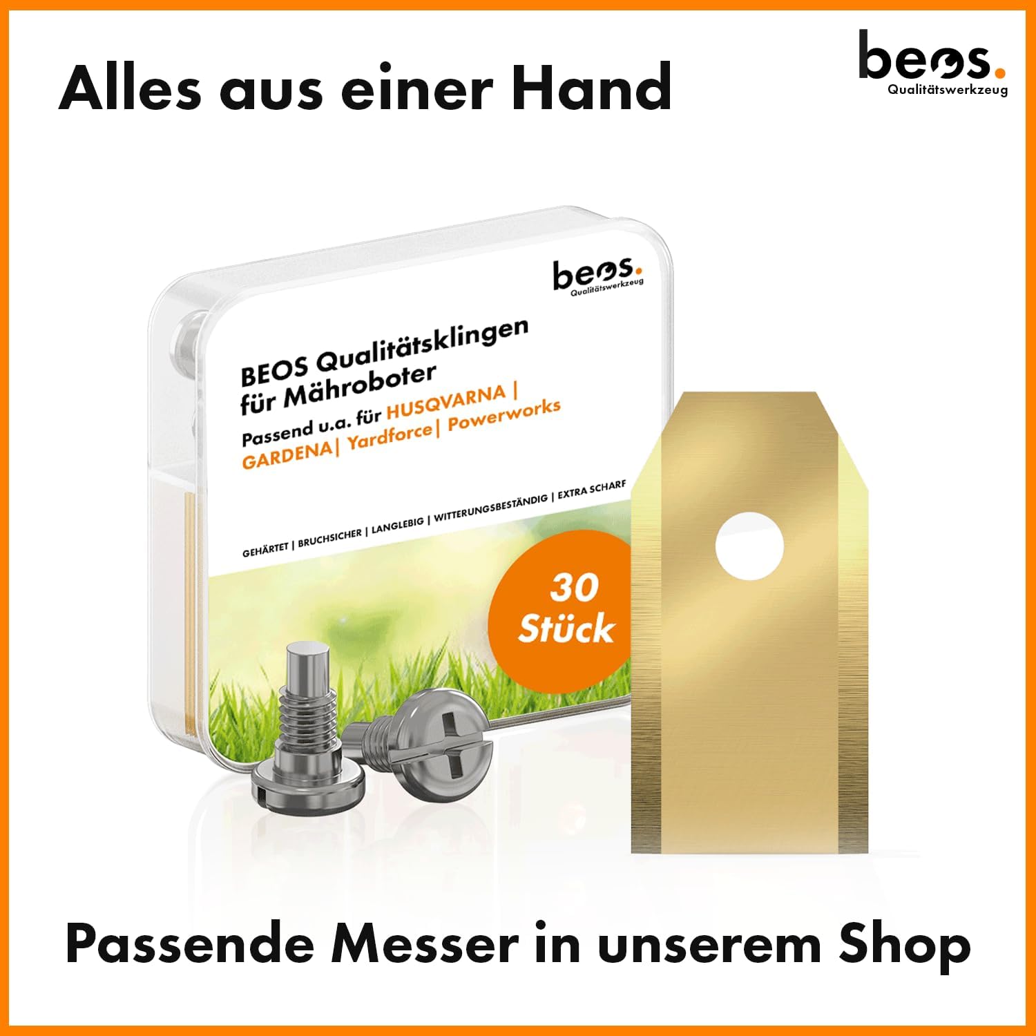 Thumbnail 6 de beos Mähroboter Tuning Drehscheibe für 6 Klingen – kompatibel mit Gardena Sileno Life & Sileno+ sowie Flymo EasiLife, Ø 210 mm