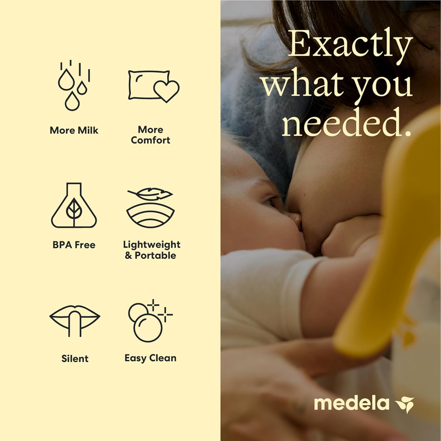 Detalle de Medela Harmony manual breast pump 150 ml