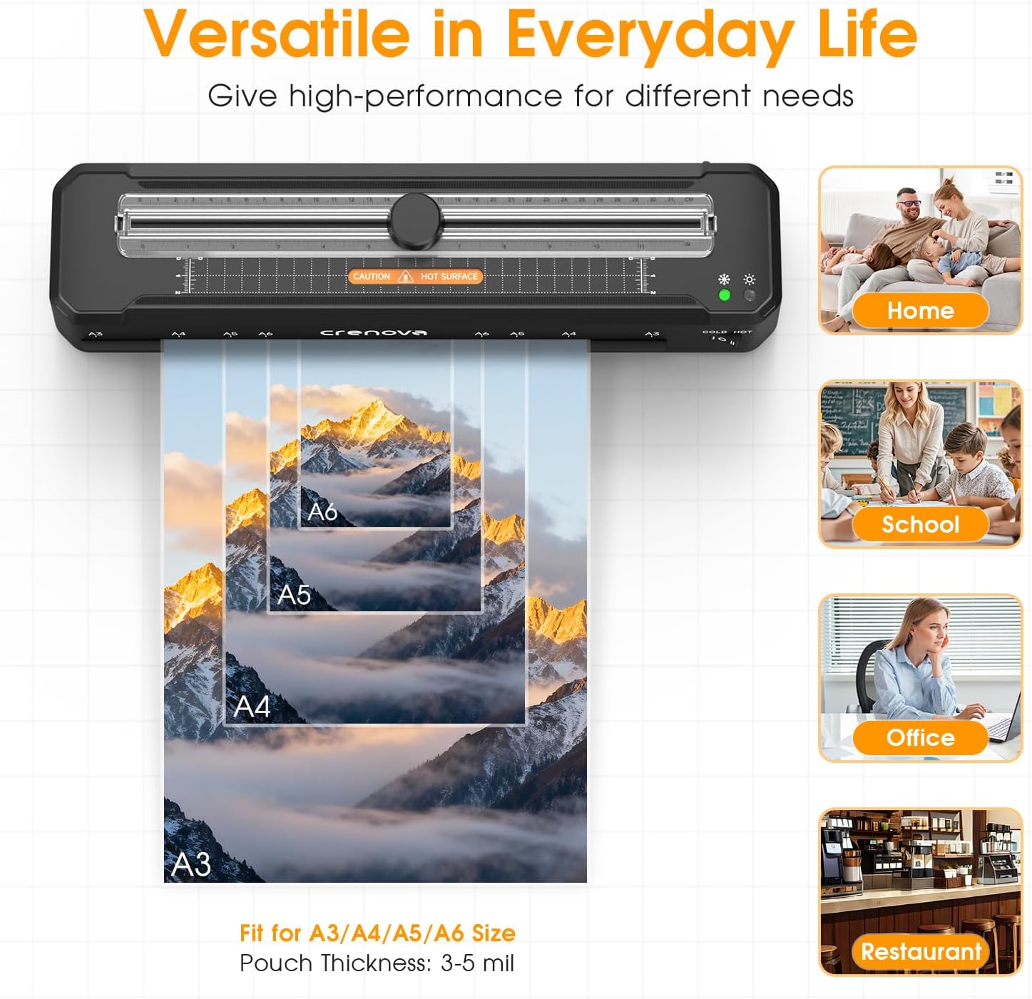 Detalle de Crenova Laminator A3