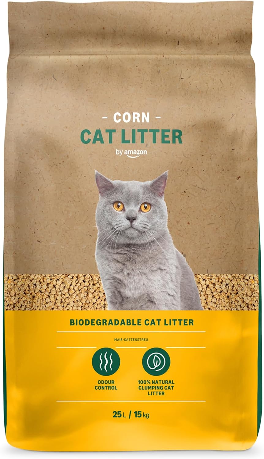 Detalle 2 de By Amazon Bentonite Premium Cat Litter with Baby Powder Scent, 10L (Pack of 1) — formerly Lifelong