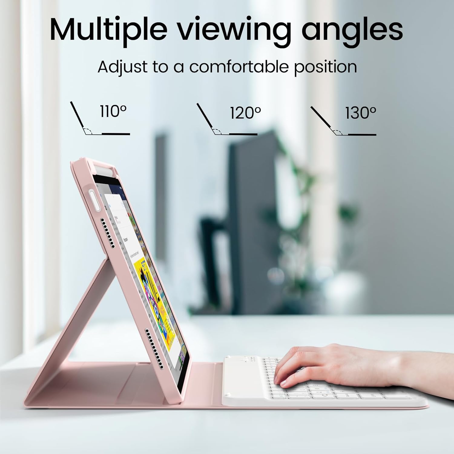 Detalle 2 de iPad keyboard case 11 inch A16, Pink