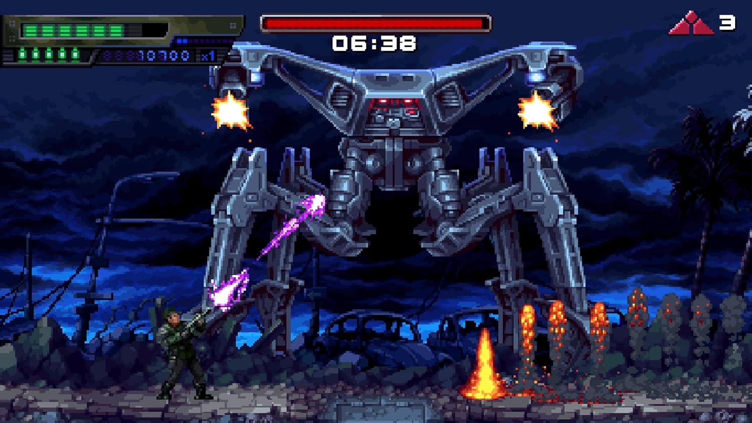 Detalle de Terminator 2D Arcade Spiel Terminator 2
