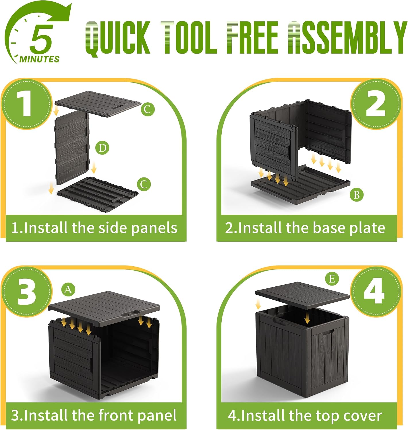 Thumbnail 6 de DRATO Outdoor Storage Box, 35 Gallon