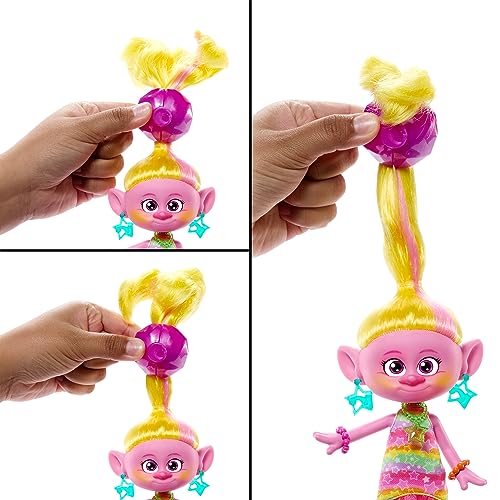 Thumbnail 4 de Mattel Trolls 3 Viva muñeca pelo amarillo +15 accesorios