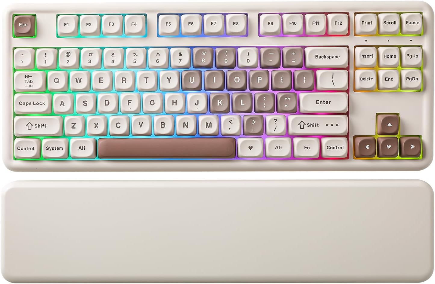 Detalle de YUNZII B87 Wireless Mechanical Keyboard: 87-Key TKL with Gasket Mount, VIA/QMK, and Tri-Mode Connectivity