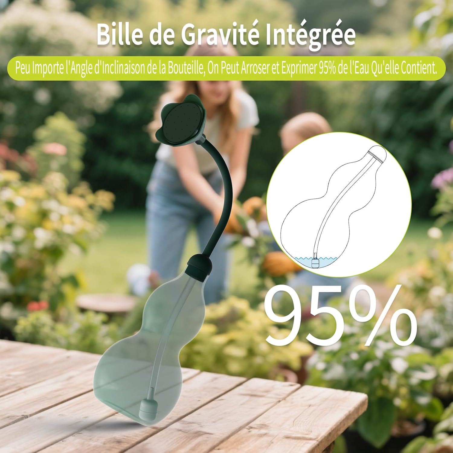 Thumbnail 3 de BKSAI Arrosoir 650 ml pour plantes 🌱