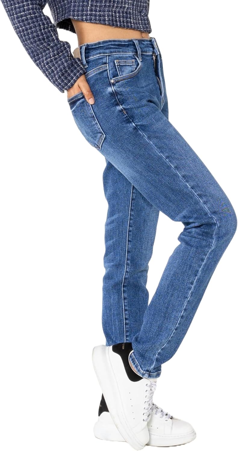 Thumbnail 1 de Nina Carter YY305 Damen High-Waist Mom Jeans