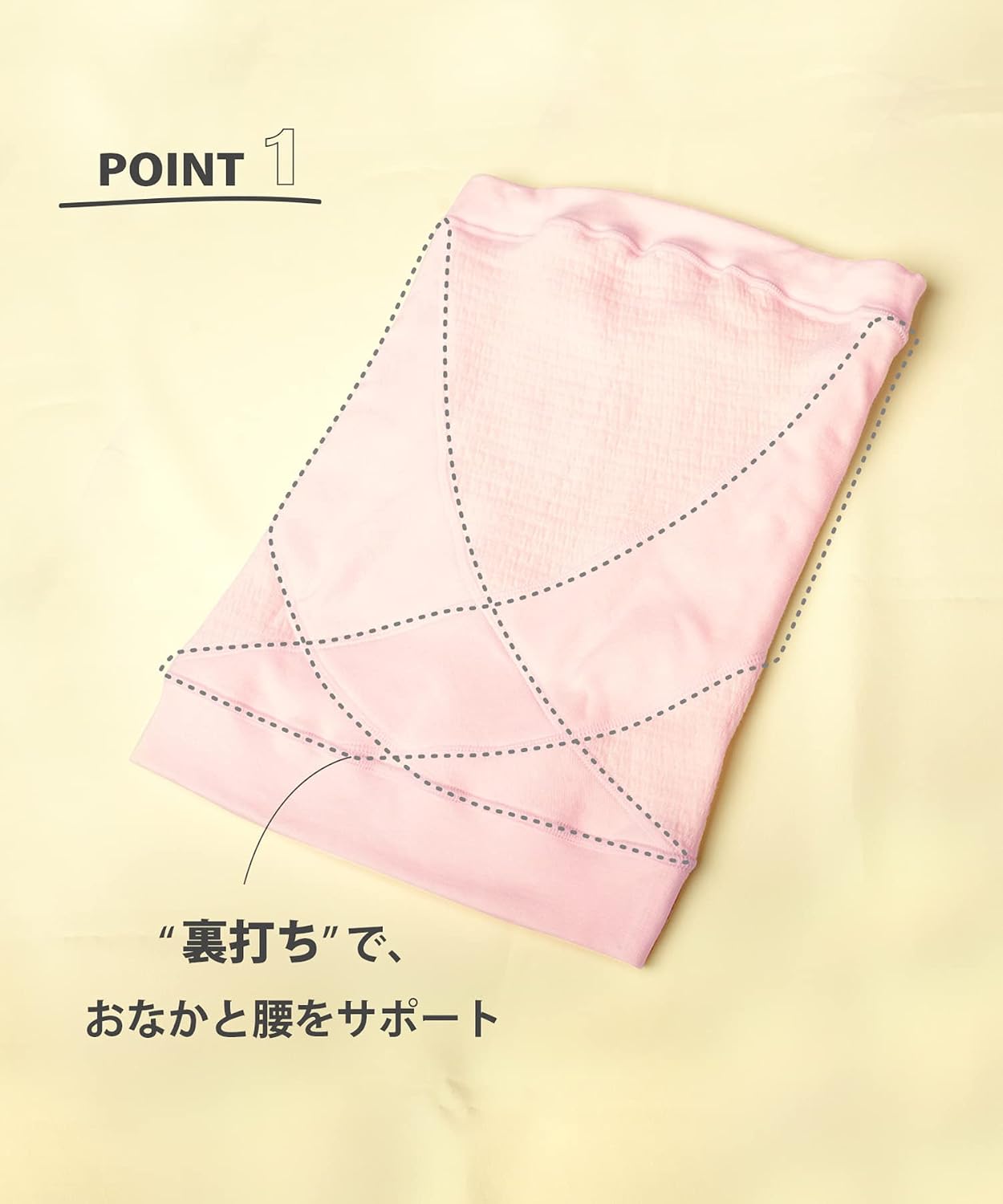 Detalle de Wacoal MATERNITY MRP476 妊婦帯 腹巻きタイプ 綿混素材・ギフトケース入り M アイボリー
