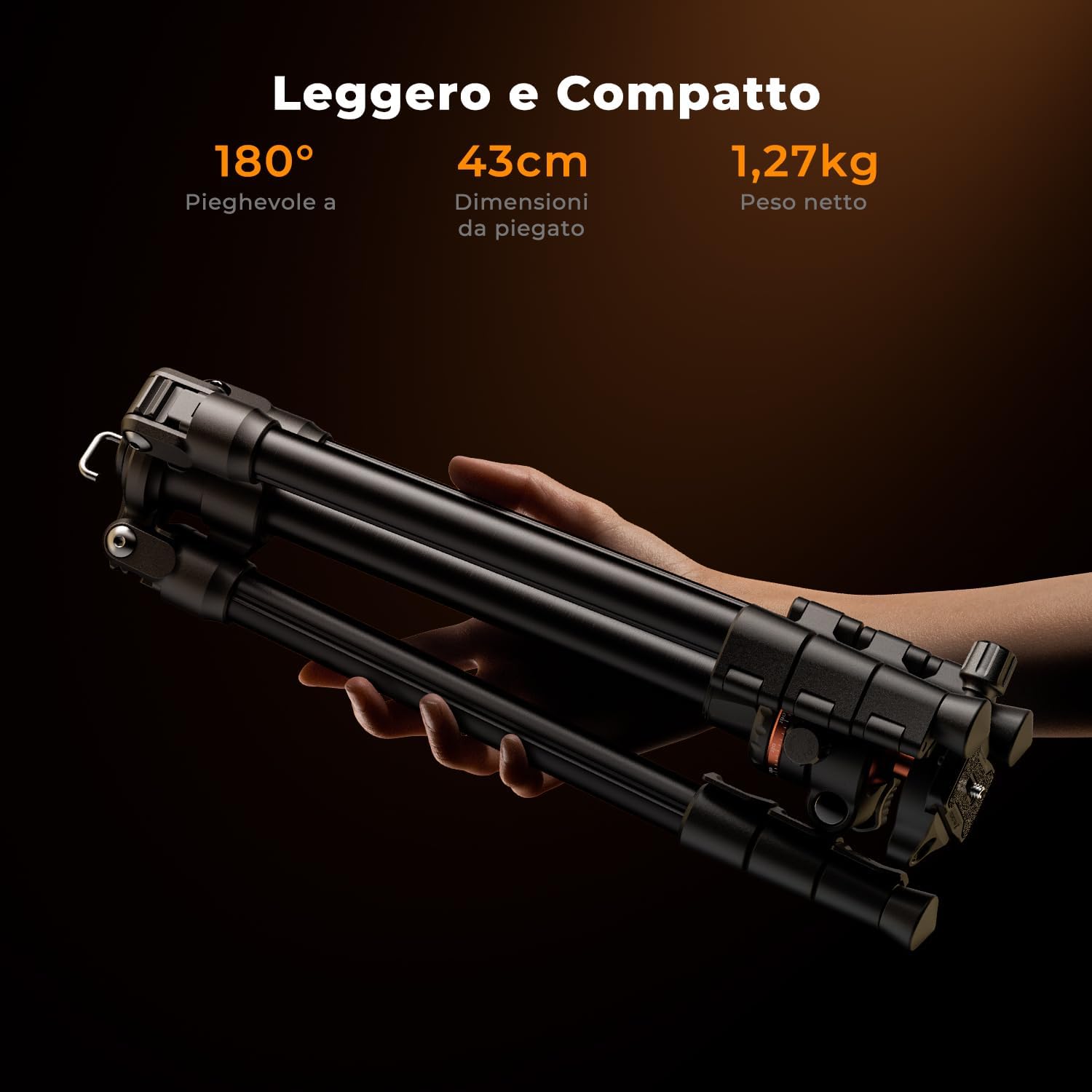 Thumbnail 5 de K&F Concept K234A3 Treppiede 178 cm