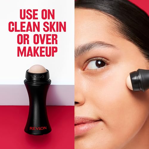 Detalle 2 de Revlon Oil-Absorbing Volcanic Face Roller, Black, 1 Count