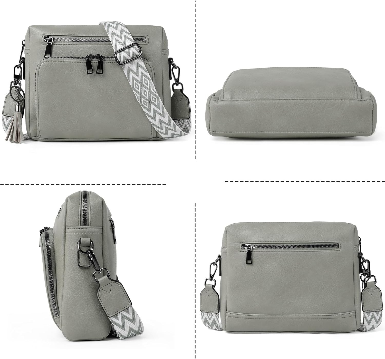 Thumbnail 6 de TANTOMI Umhängetasche Damen – Crossbody Bag mit verstellbarem, abnehmbaren Schultergurt