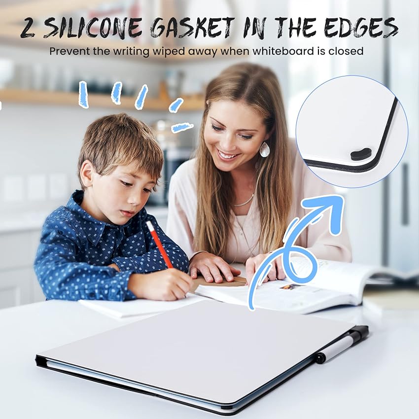 Thumbnail 3 de AGM A4 Pizarra Blanca Portátil 📐, Doble Cara, Incluye Bolígrafo