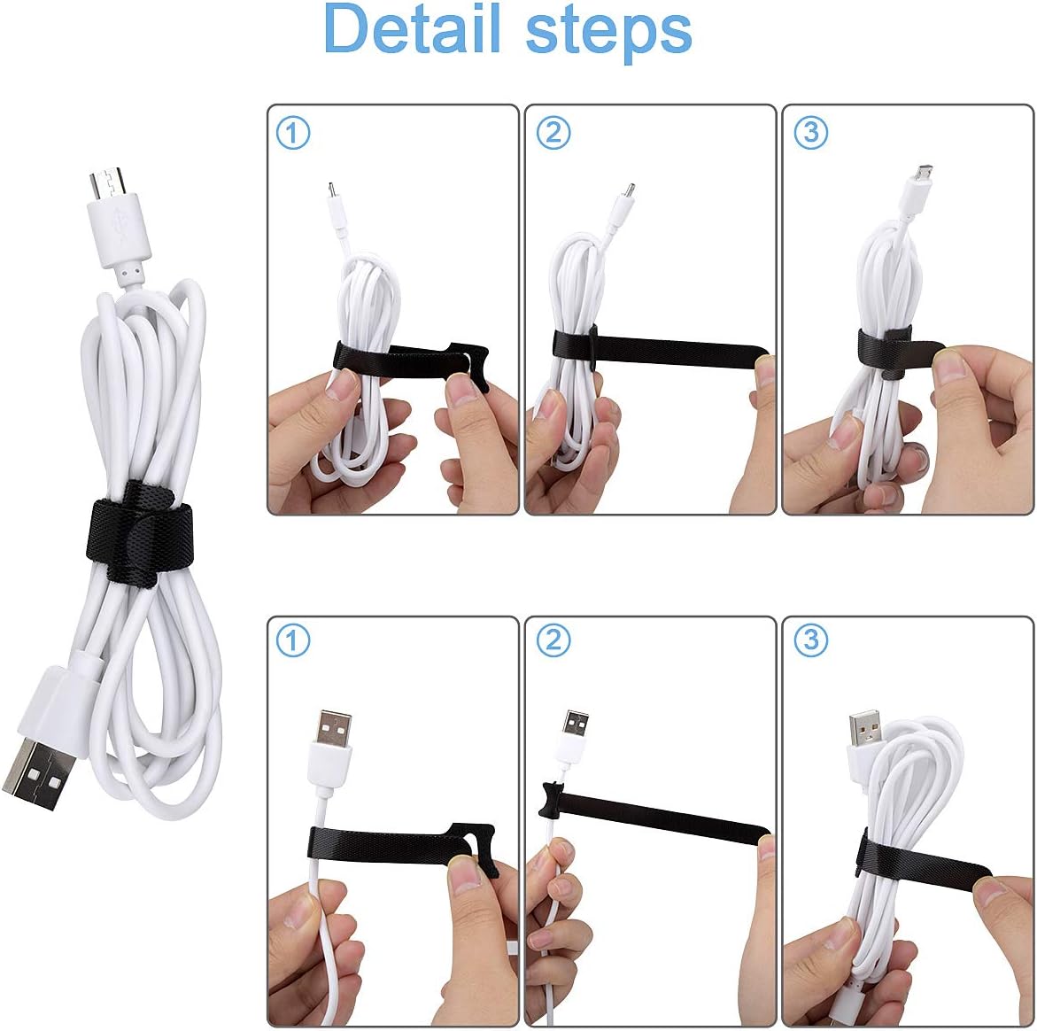 Thumbnail 6 de Nettbe 60 PCS 6-Inch Cable Ties ⚙