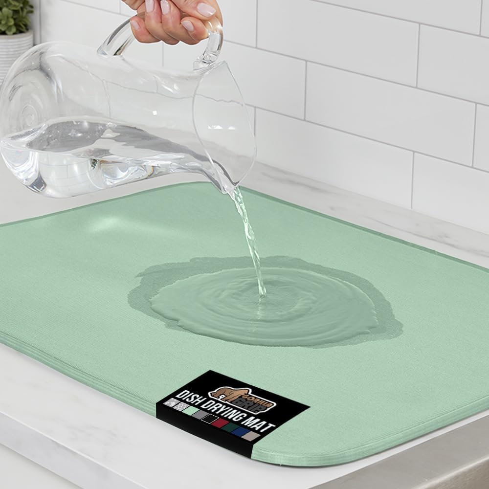Detalle de Gorilla Grip Microfiber Drying Mat 18 x 24 🍽