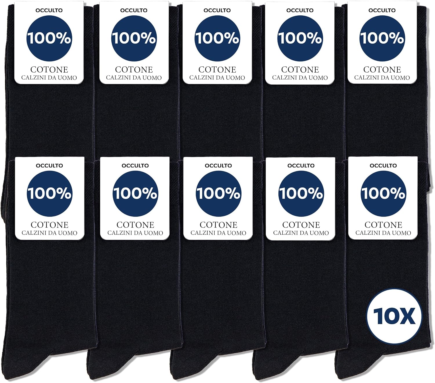 Detalle de Occulto Ingo calze uomo 10 pack