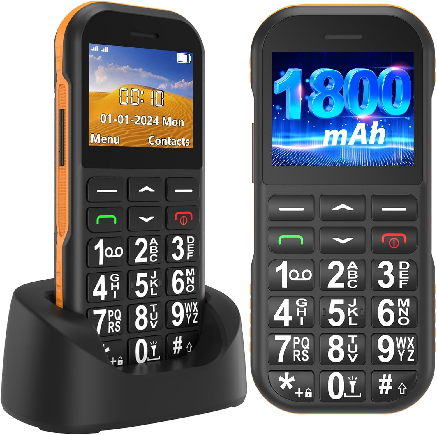 Detalle de Seniorenhandy Ohne Vertrag GSM Dual SIM
