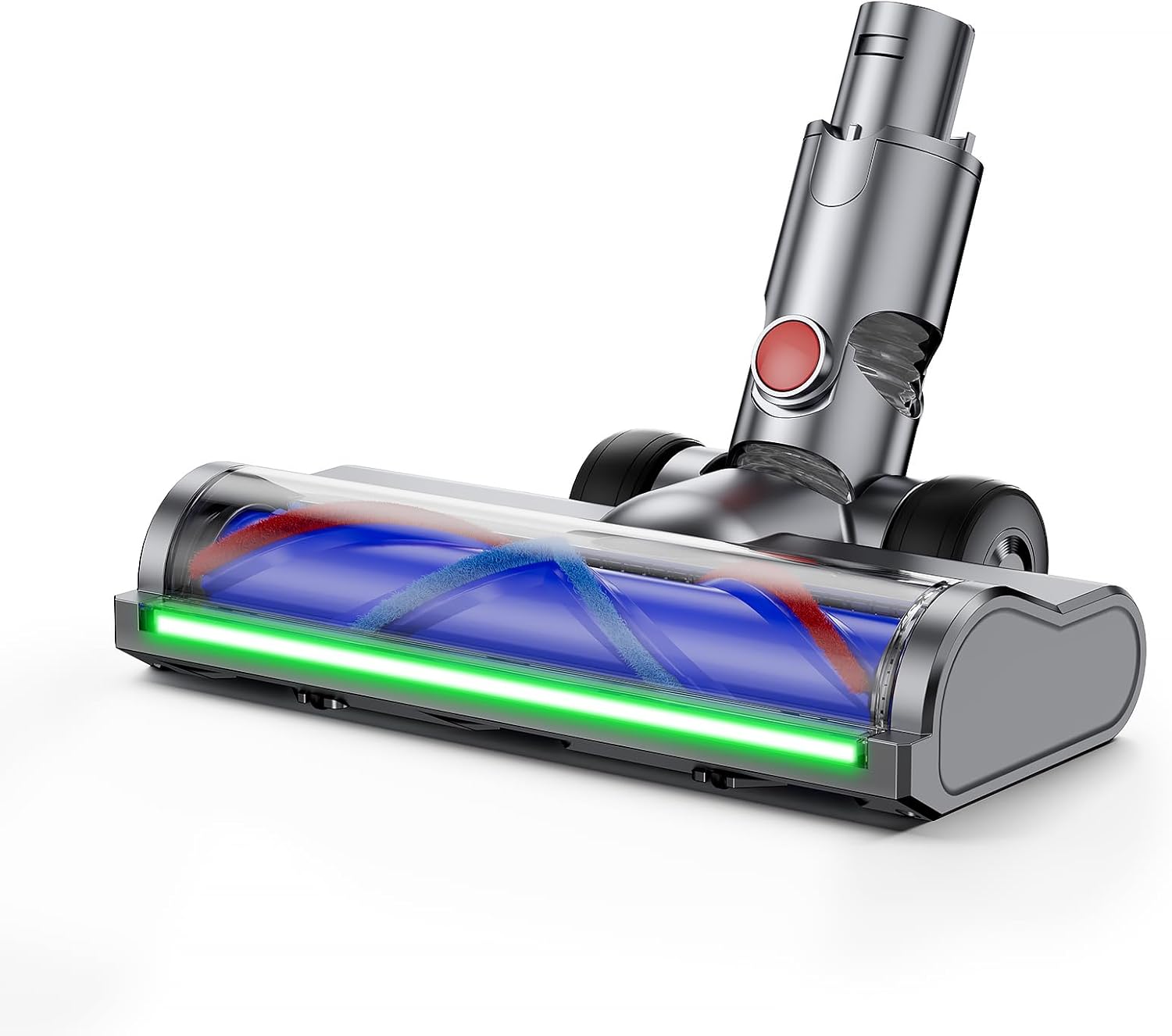 Brosse électrique compatible Dyson V6 Animal / V6 Fluffy — accessoire Turbo avec LED et libération rapide