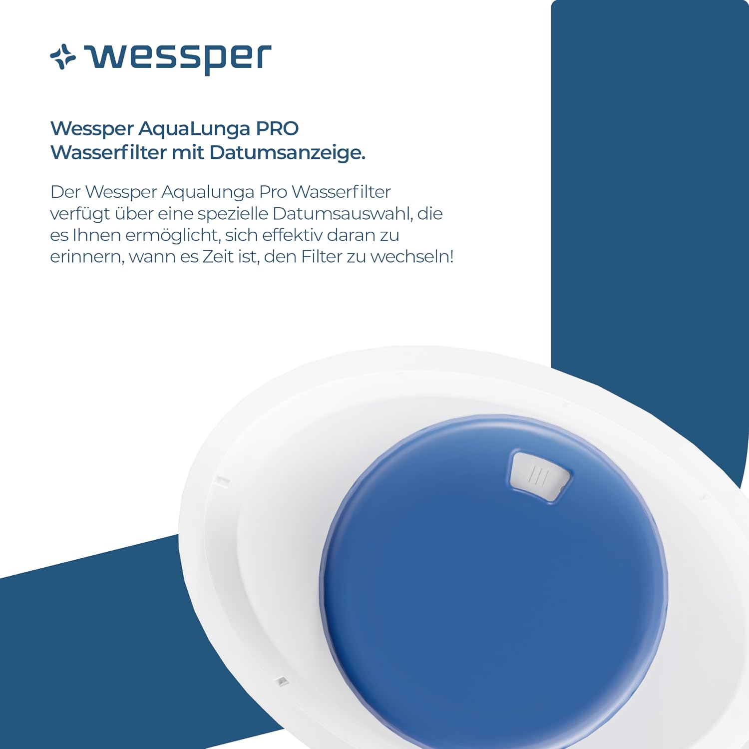 Detalle 2 de Wessper Wasserfilter-Kartuschen für Kaffeevollautomaten (6er Pack) – Ersatzfilter für DeLonghi DLSC002, SER3017 & ECAM/ESAM/ETAM/SECAM