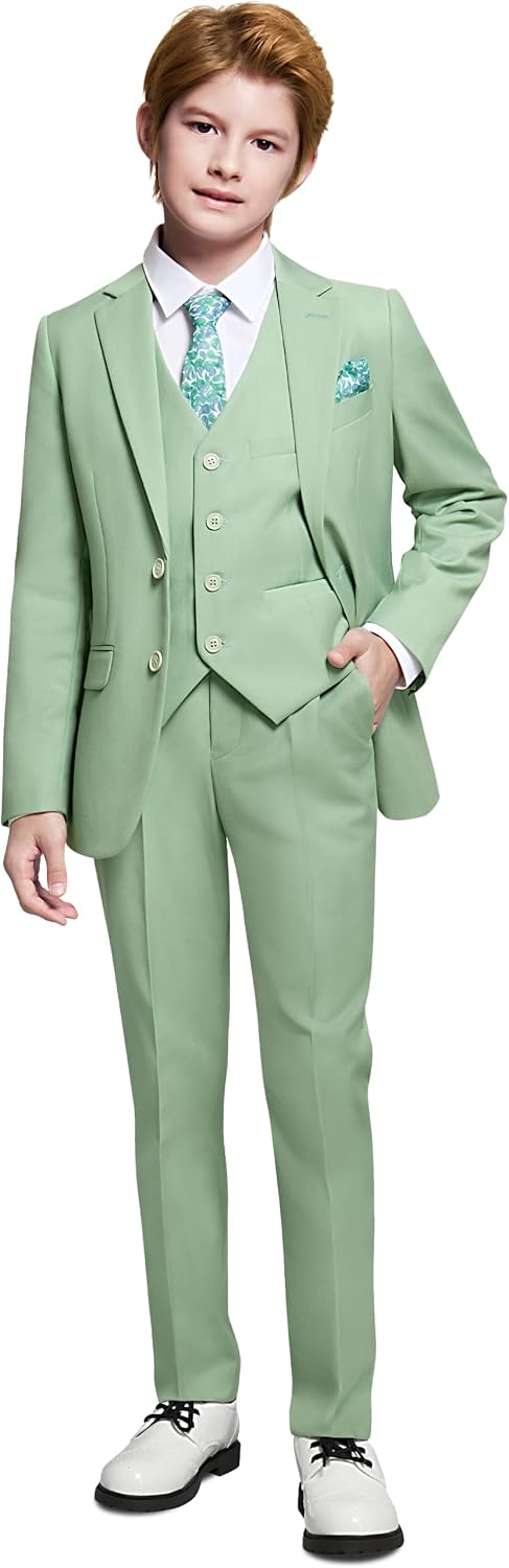 Detalle de Marvelous World Boys' Slim Fit Suit Set