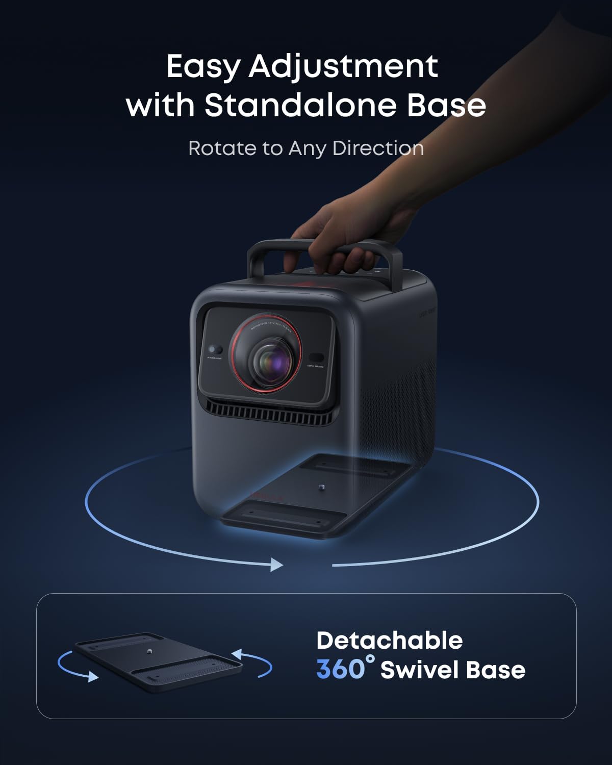 Detalle 2 de NEBULA Gimbal Stand 360° para proyectores