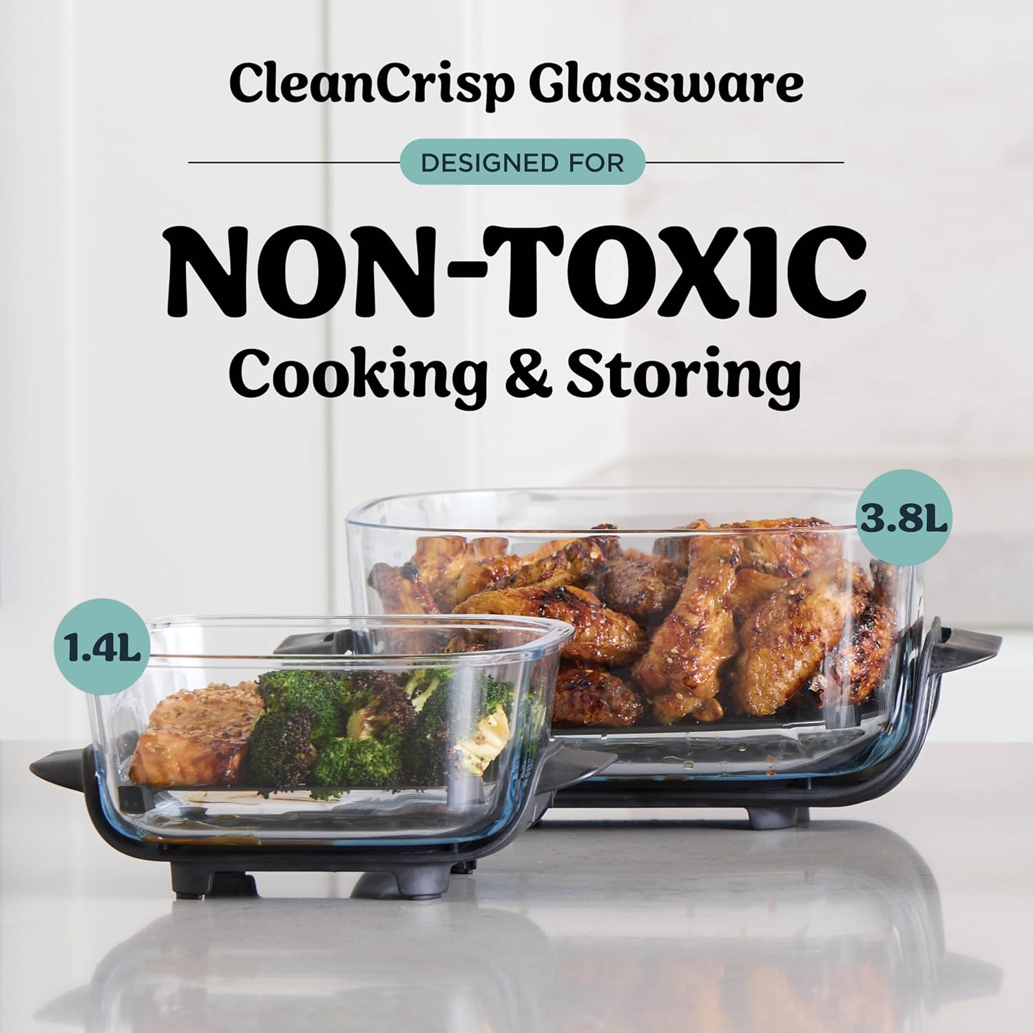 Detalle 2 de Ninja CRISPi Portable Air Fryer, 3.8L, 4-in-1 (FN101UKGY)