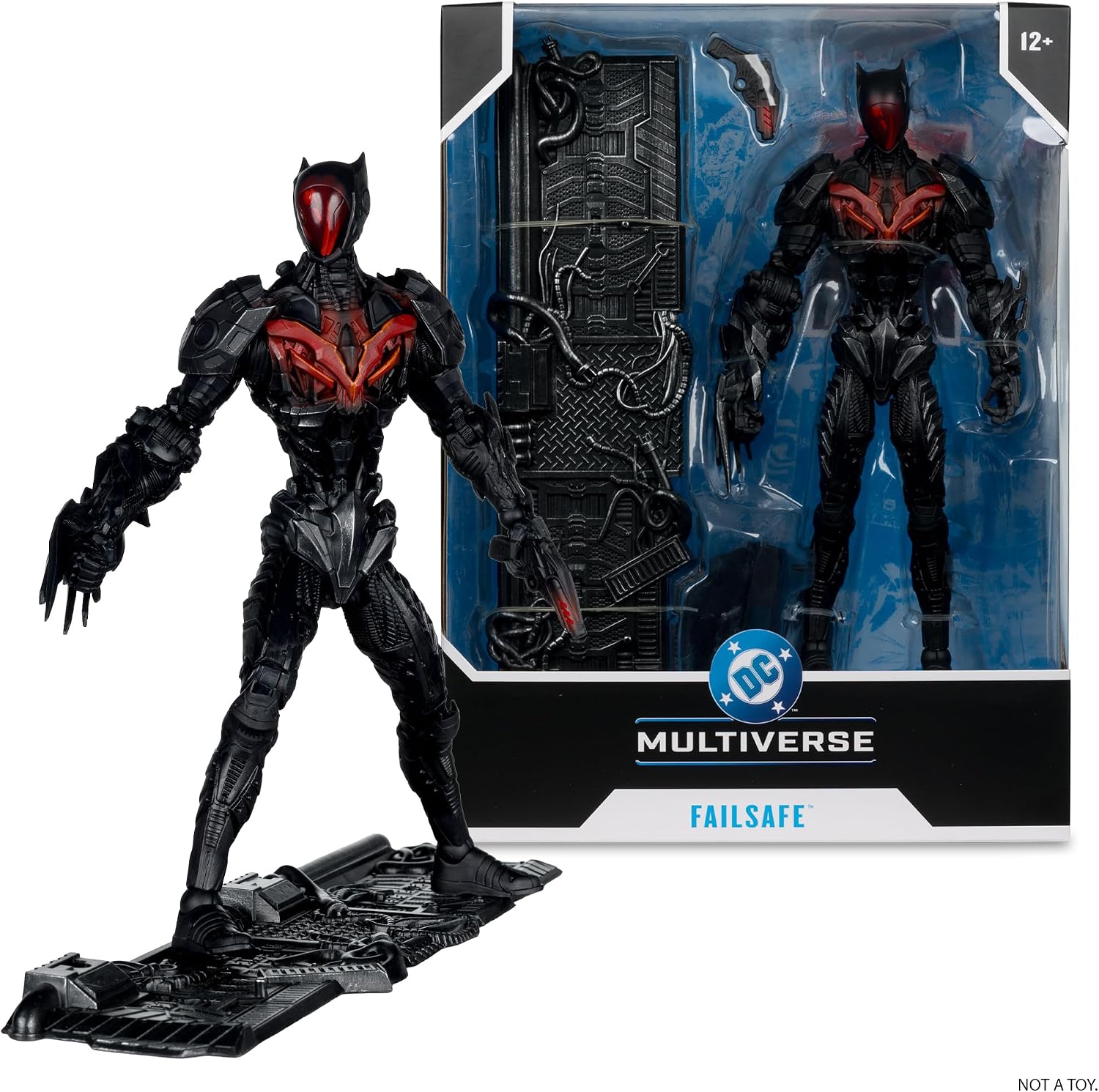 Thumbnail 6 de McFarlane Toys DC Multiverse Failsafe Mega Figure-actiefiguur met 22 beweegbare onderdelen