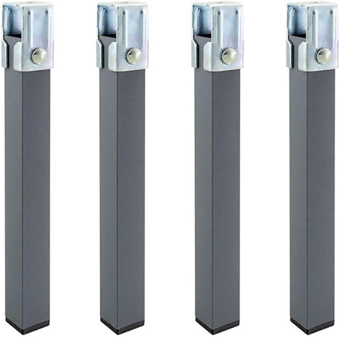 Detalle de Homey - Patas cuadradas con abrazadera para somier 30x30mm