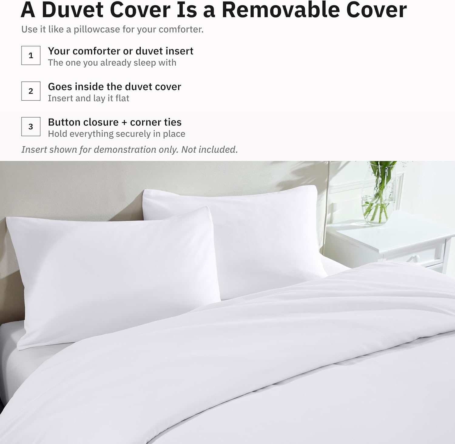 Thumbnail 3 de California Design Den King Duvet Cover Set, 400-Thread-Count Cotton