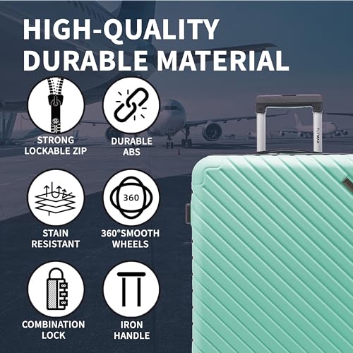 Thumbnail 4 de FLYMAX 32" Extra Large 4-Wheel ABS Suitcase, 125 Litre Capacity, 5kg Lightweight Travel Case