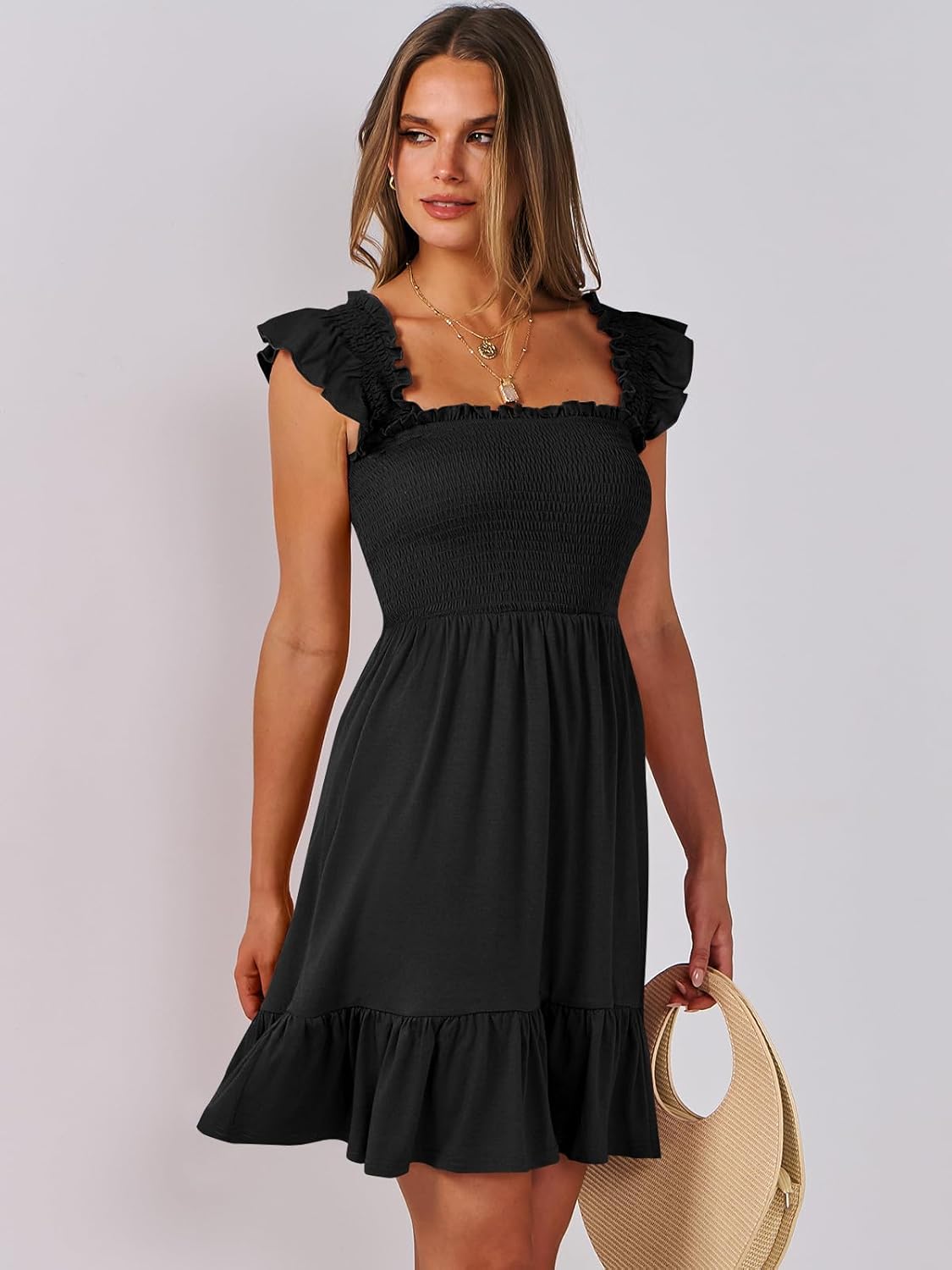 Thumbnail 2 de ANRABESS Summer Sleeveless Square Neck Sundress