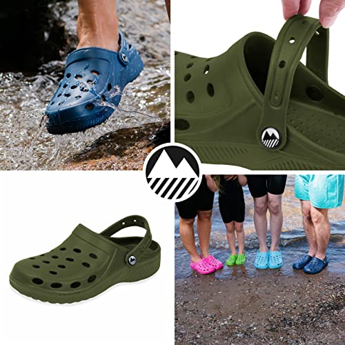 Thumbnail 6 de Lakeland Active Men's Silloth Lightweight Ventilated Clogs – Moss Green (8 UK)